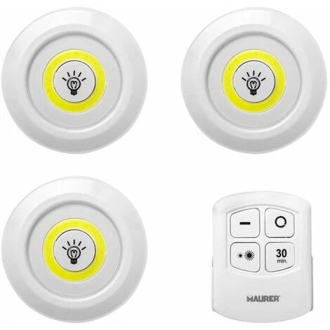 Lampes LED sans fil avec télécommande